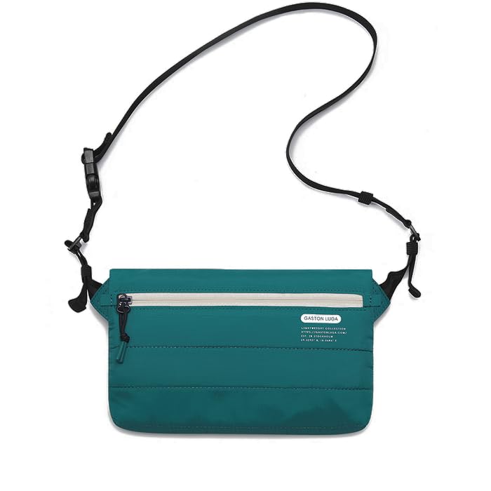 gaston-luga-lightweight-bauchtasche-petrol-recyceltes-nylon-reflektierende-detai image 6