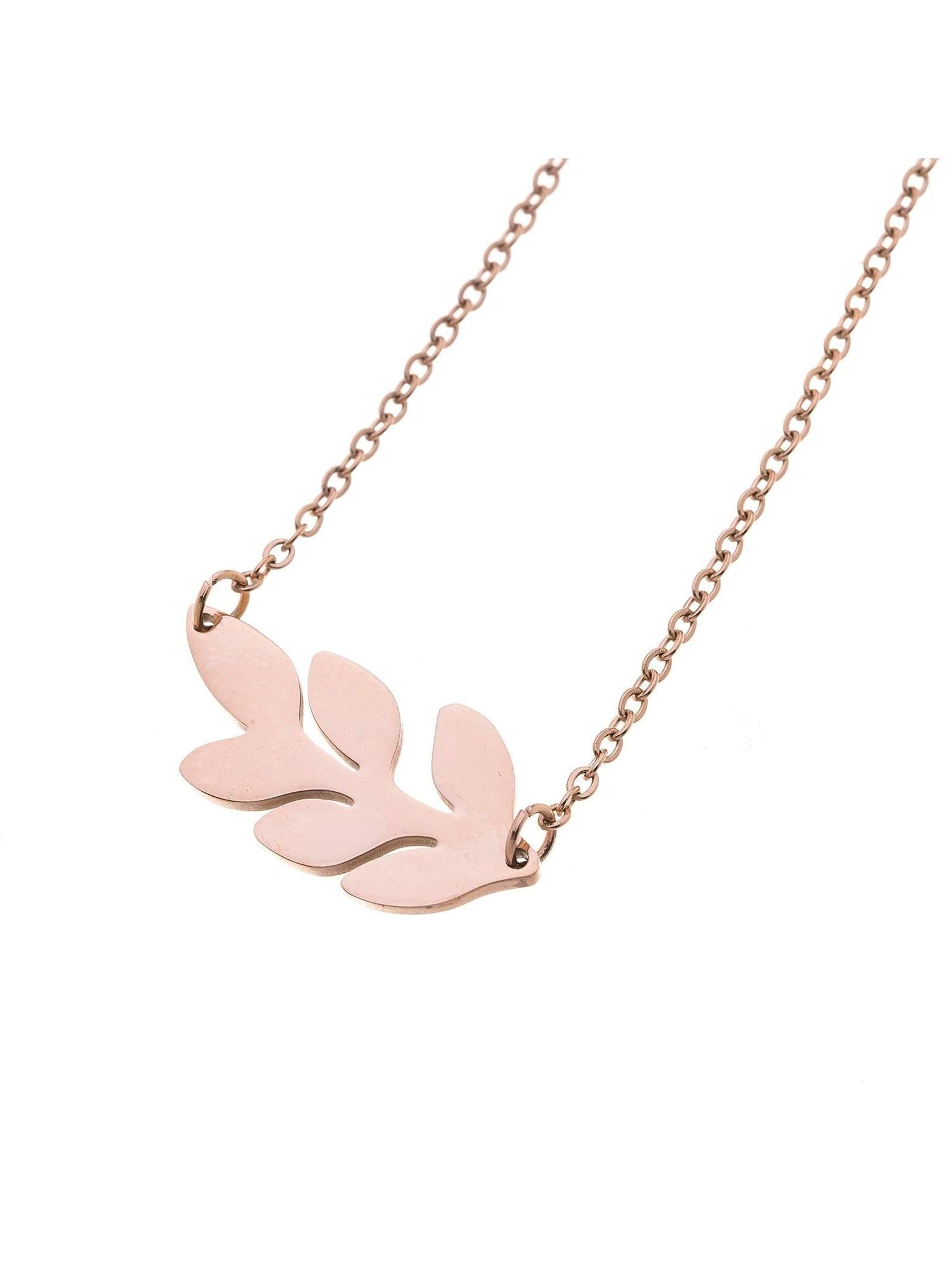 princely-london-leaf-armband-ros-gold-edelstahl-verstellbar image 2