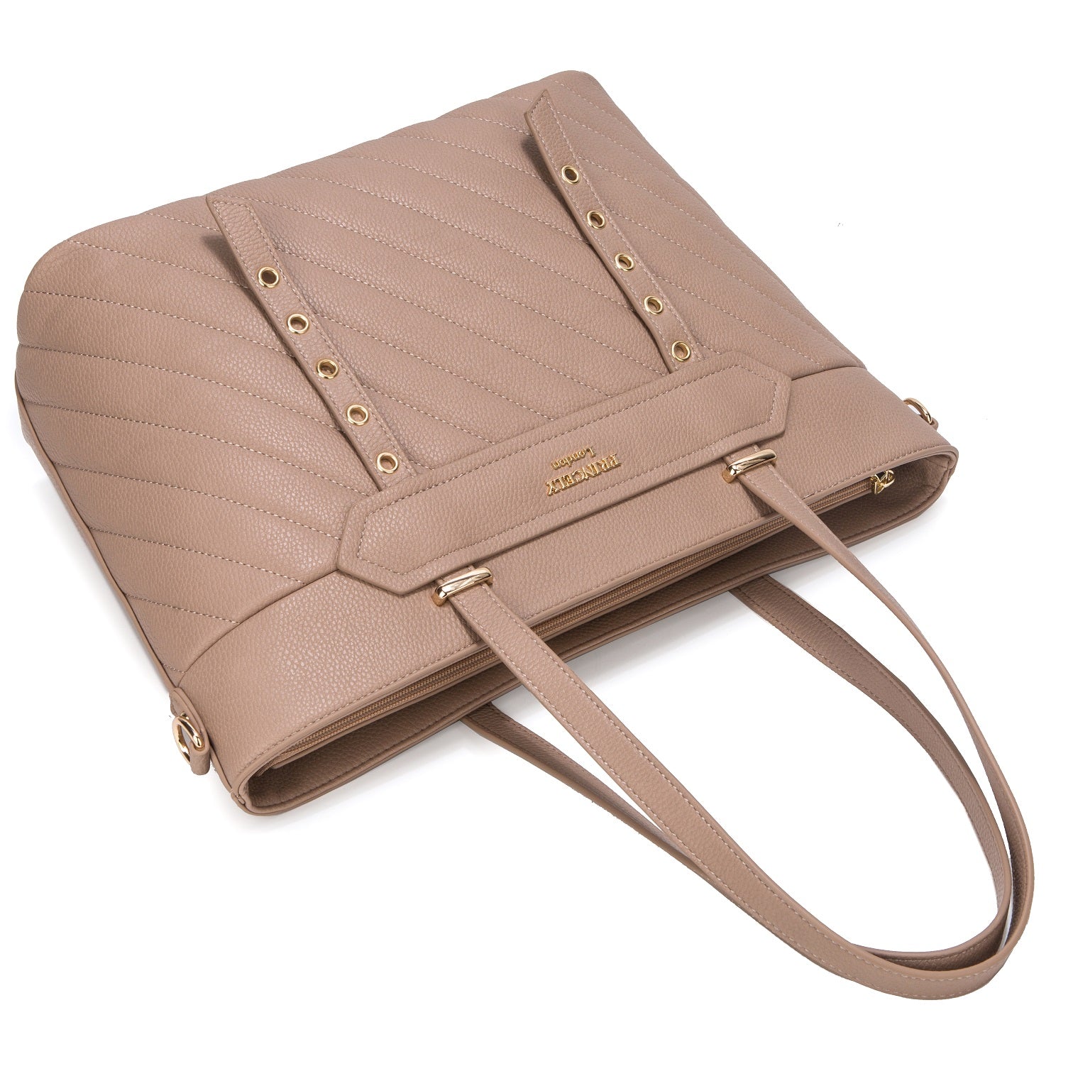 princely-london-naomi-shopper-cappuccino-handtasche-laptopfach image 5