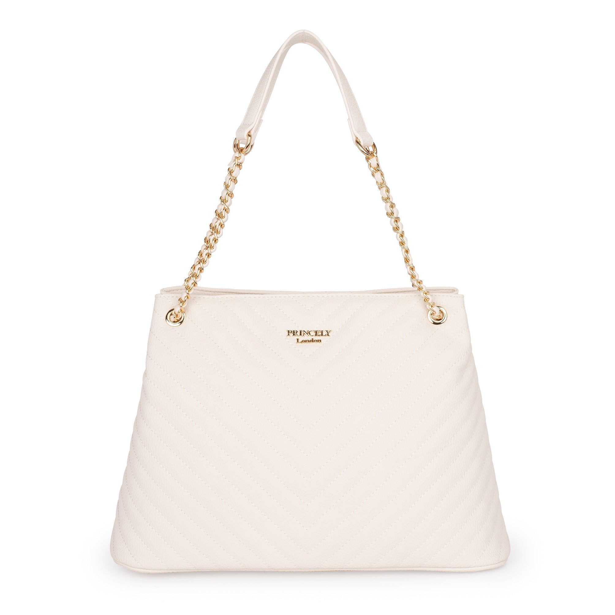 princely-london-nina-handtasche-offwhite-business-kunstleder image 1