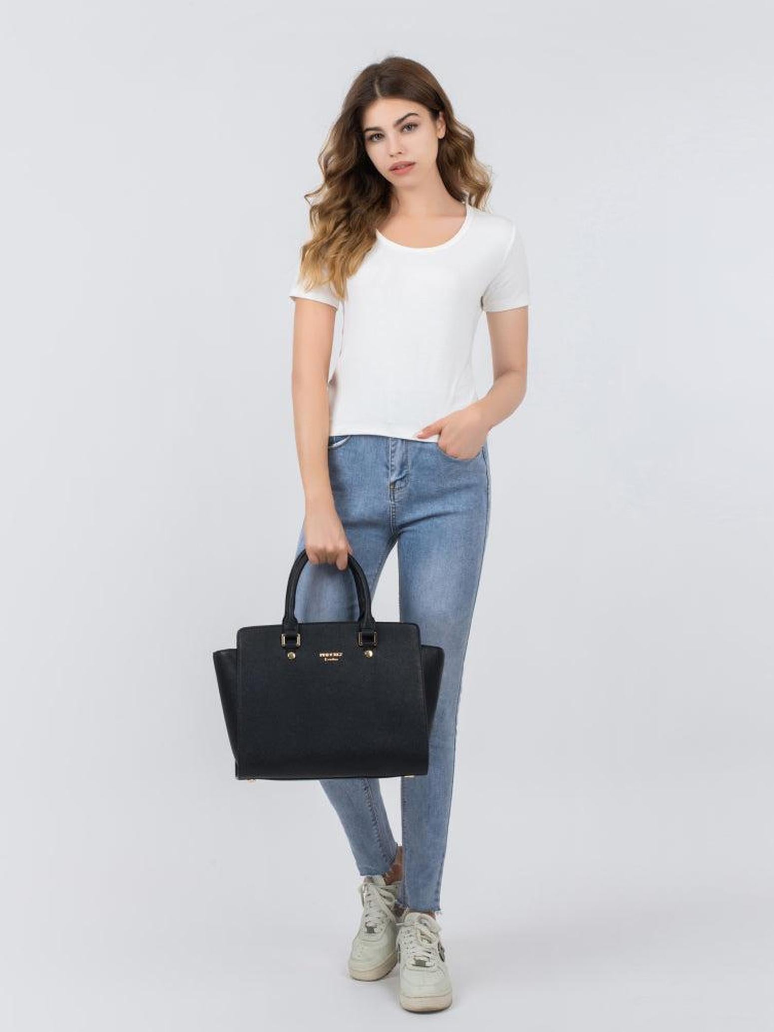 princely-london-katy-handtasche-schwarz-ger-umig-f-cher image 7