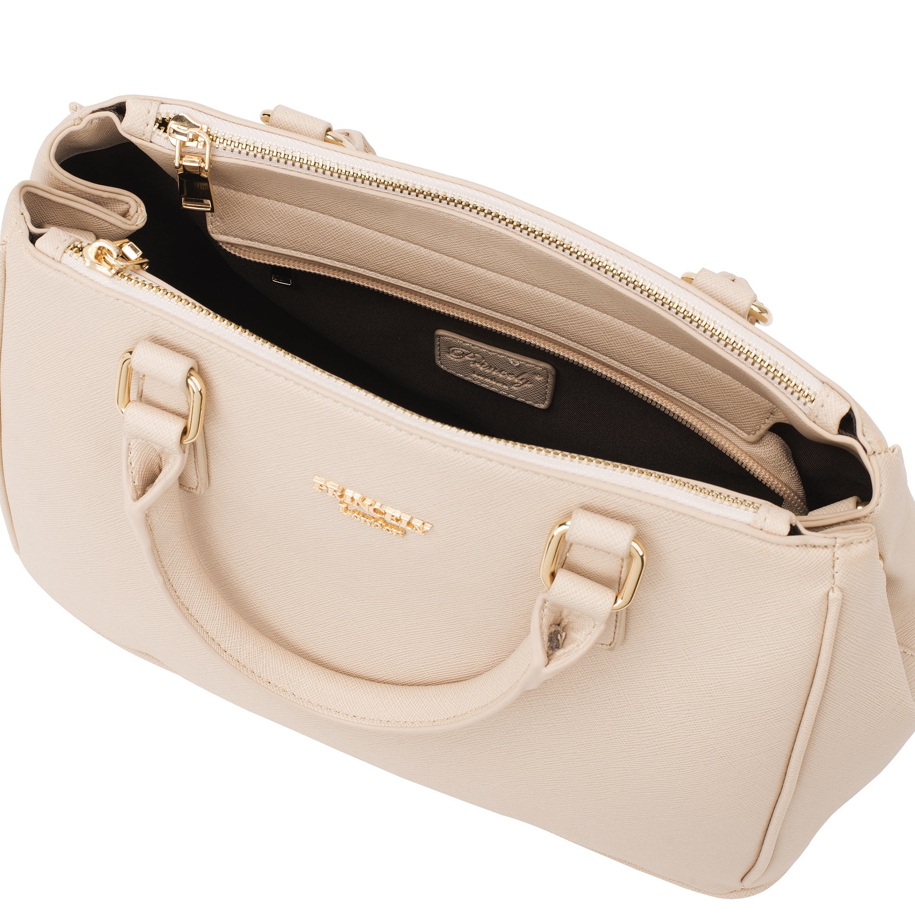 princely-london-viktoria-handtasche-nude-kunstleder-mit-f-chern image 4