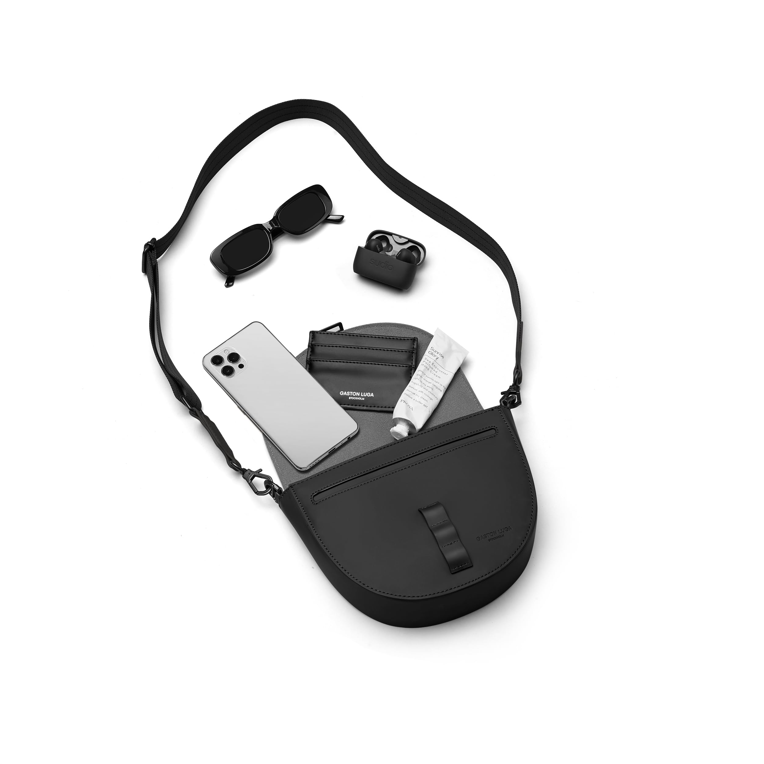 gaston-luga-spl-sh-moon-crossbody-bag-schwarz-wasserdicht image 5