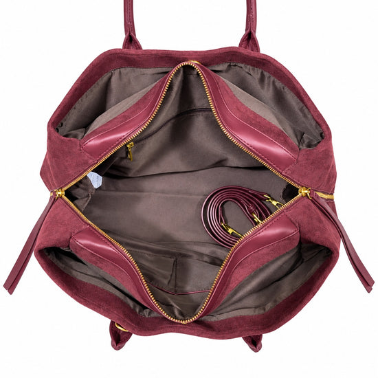 princely-london-grace-handbag-bordeaux-nubuk-3-fach image 6