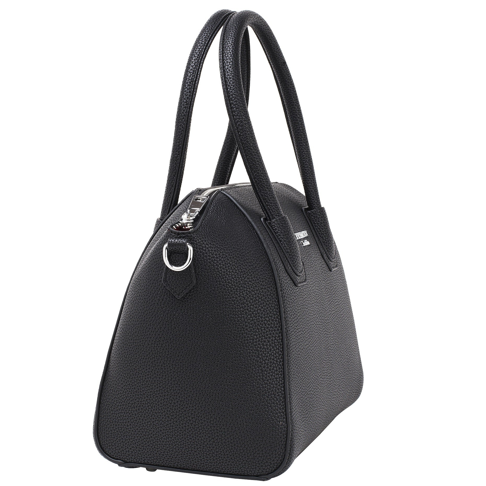 princely-london-stella-handtasche-schwarz-weiches-kunstleder image 3
