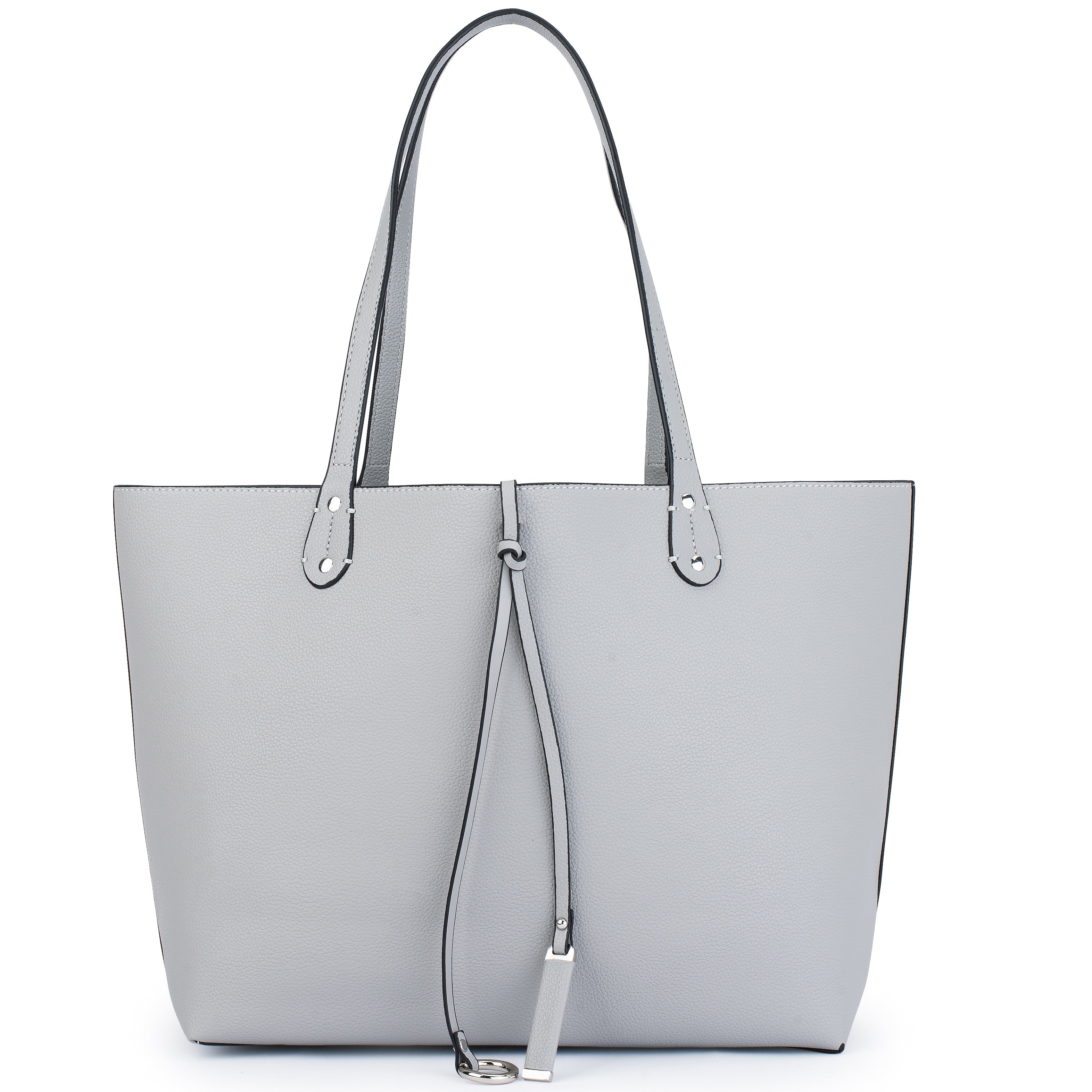princely-london-lena-shopper-grau-mit-innentasche image 2