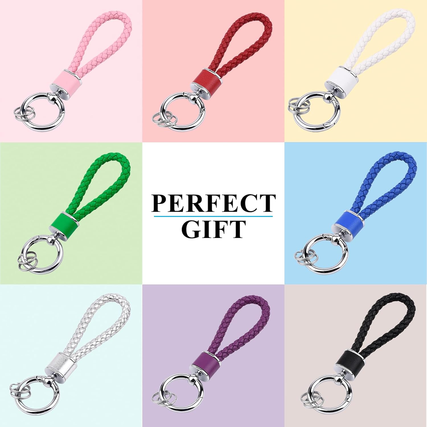 fmeida-keychain-schl-sselanh-nger-schwarz-geflochten-leder image 8
