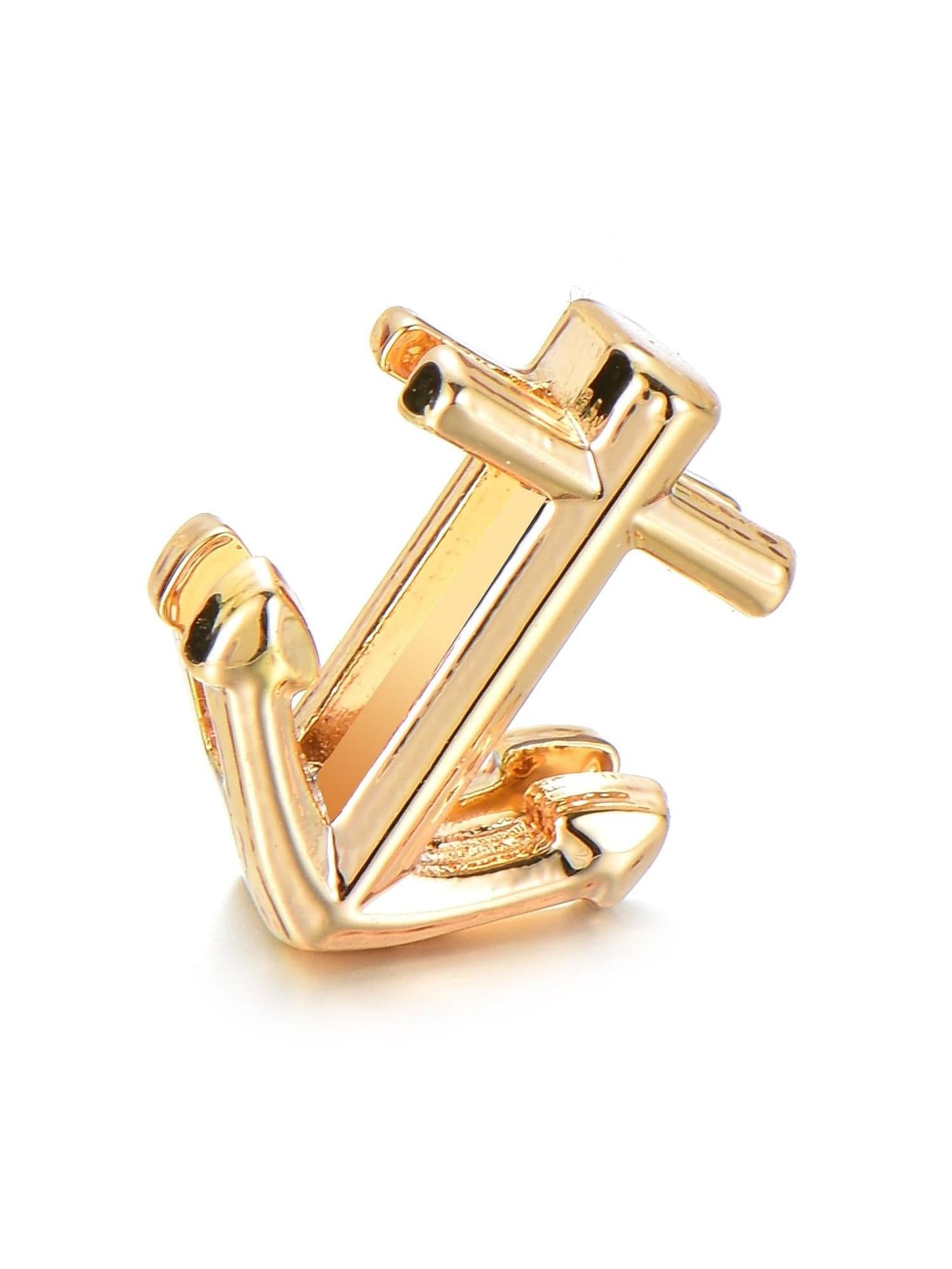 princely-london-anchor-charm-anh-nger-gold-edelstahl image 2