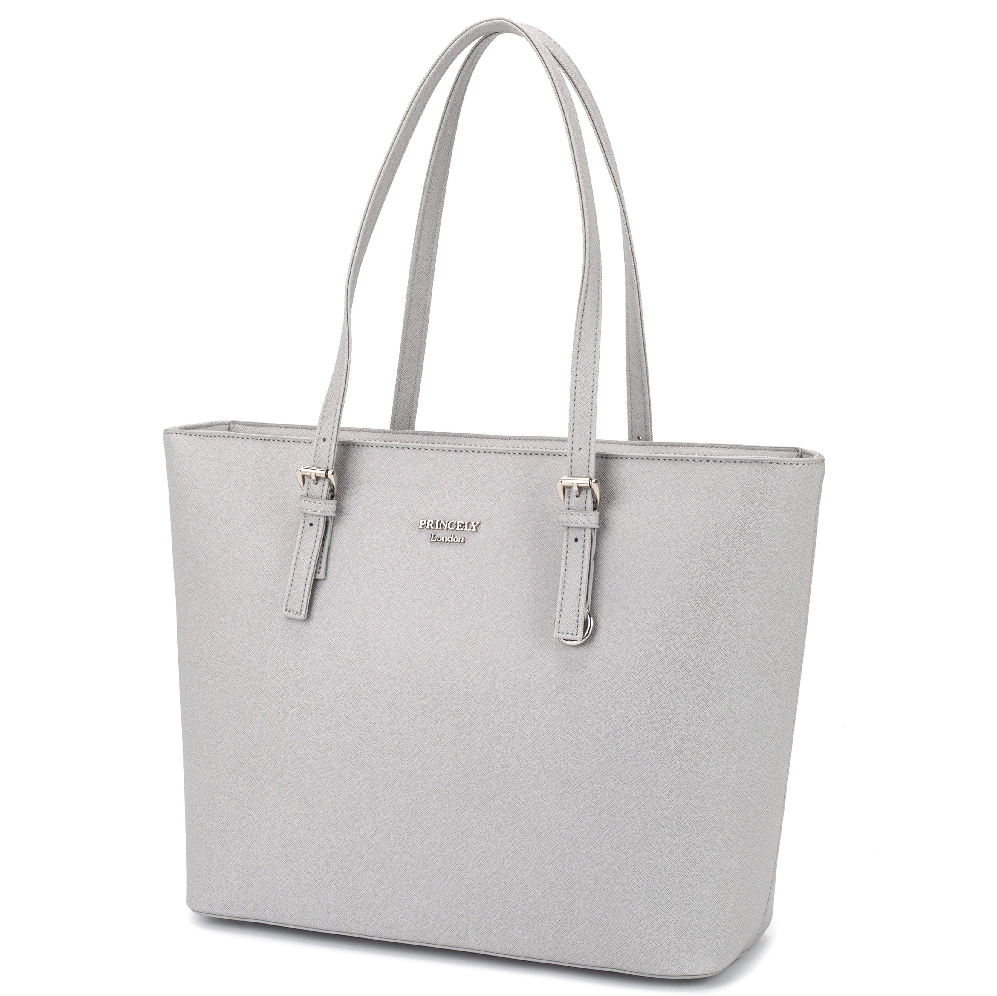 princely-london-beverly-large-l-shopper-kreidegrau-laptop image 2