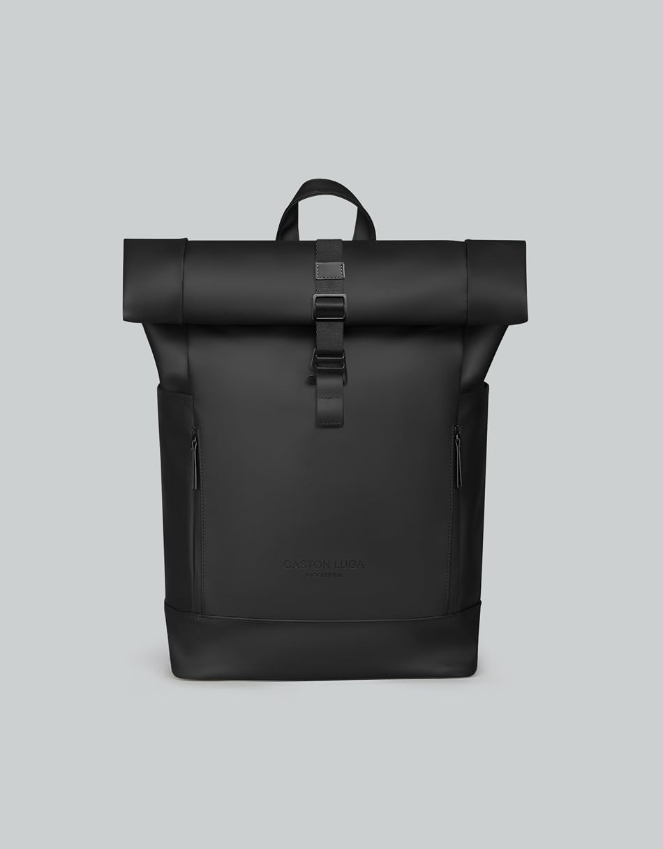 gaston-luga-rullen-13-zoll-rucksack-rolltop-wasserdicht-schwarz image 2