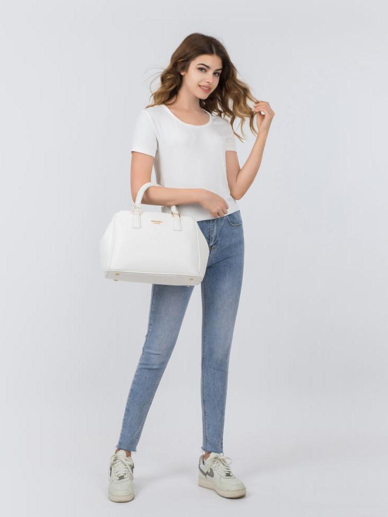 princely-london-viktoria-handtasche-schneewei-kunstleder image 5