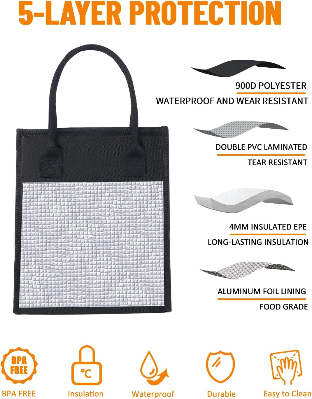 fmeida-lunch-bag-k-hltasche-schwarz-isoliert-6-75-l image 7
