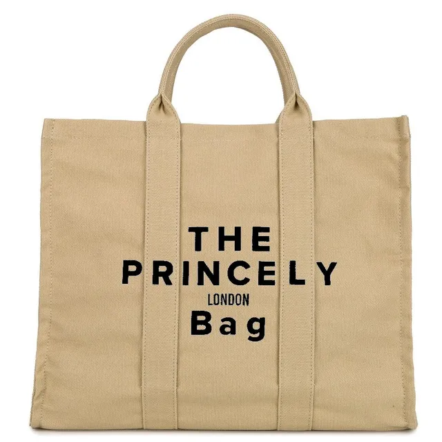 princely-london-bag-tragetasche-l-sand-baumwolle-strand image 1