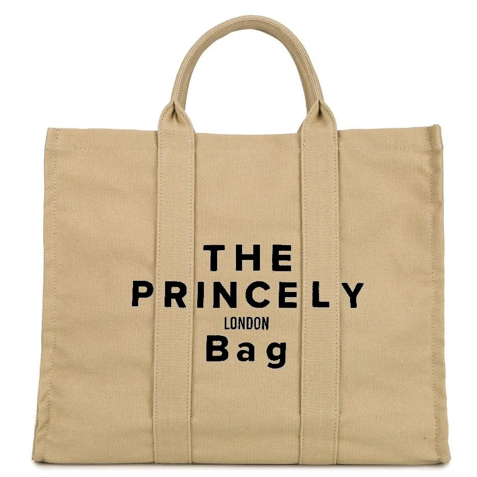 princely-london-bag-tragetasche-l-sand-baumwolle-strand image 1