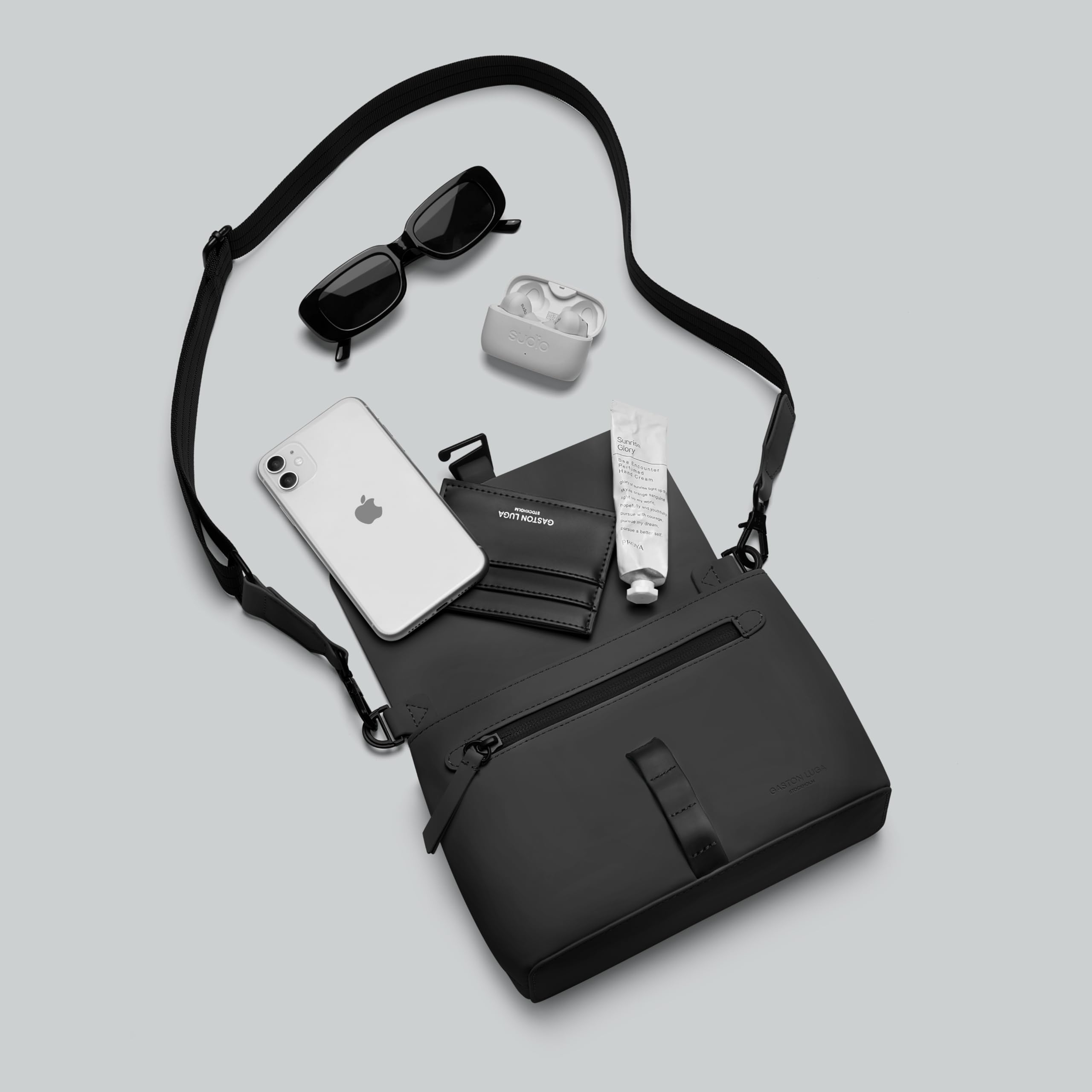 gaston-luga-spl-sh-crossbody-bag-umh-ngetasche-schwarz image 7