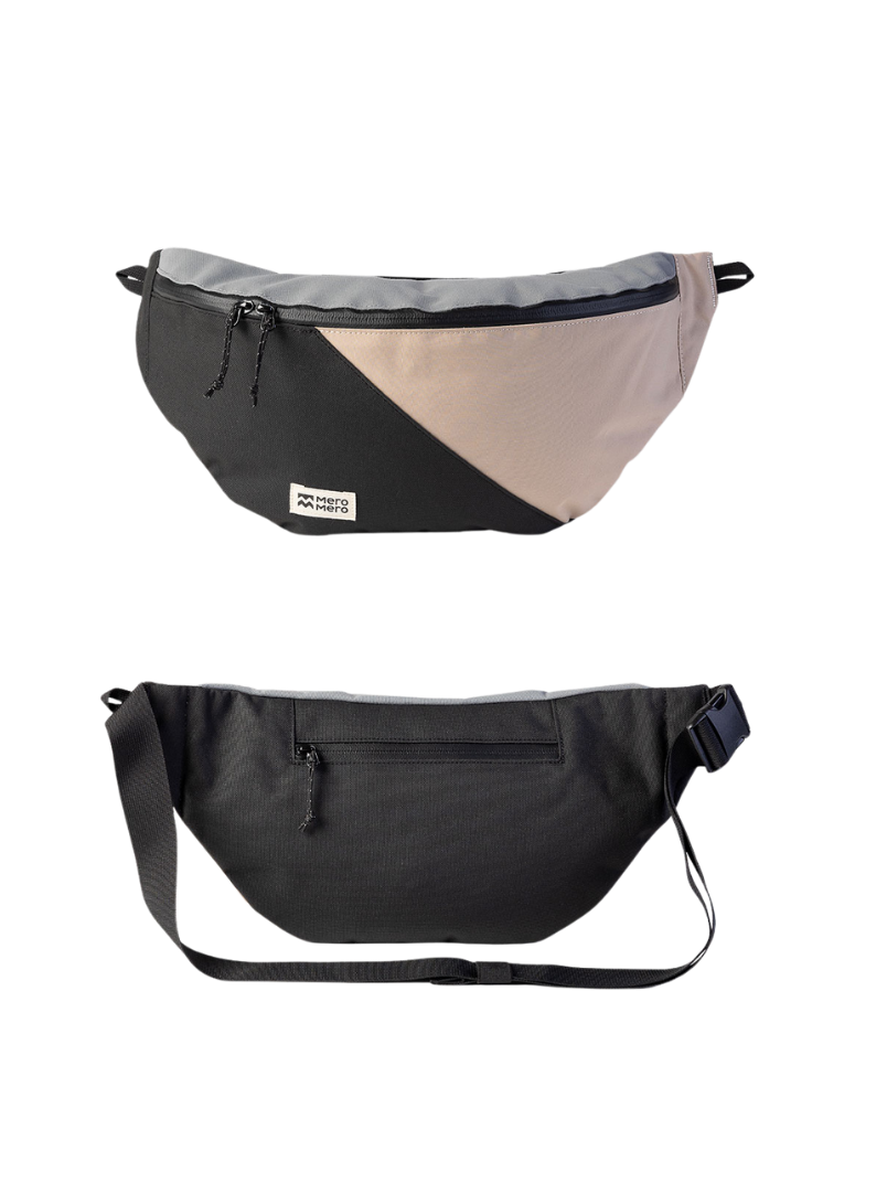 meromero-hoian-bauchtasche-3l-grau-crossbody-wasserdicht image 2
