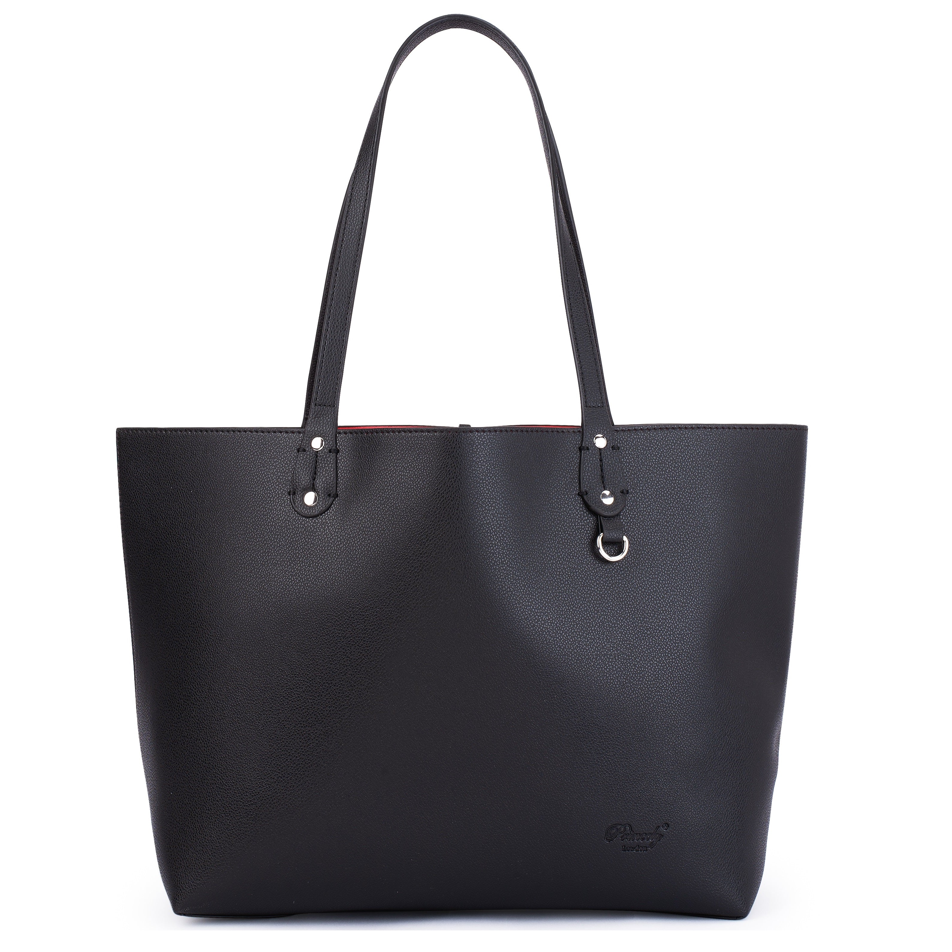 princely-london-lena-shopper-schwarz-mit-innentasche-37cm image 1