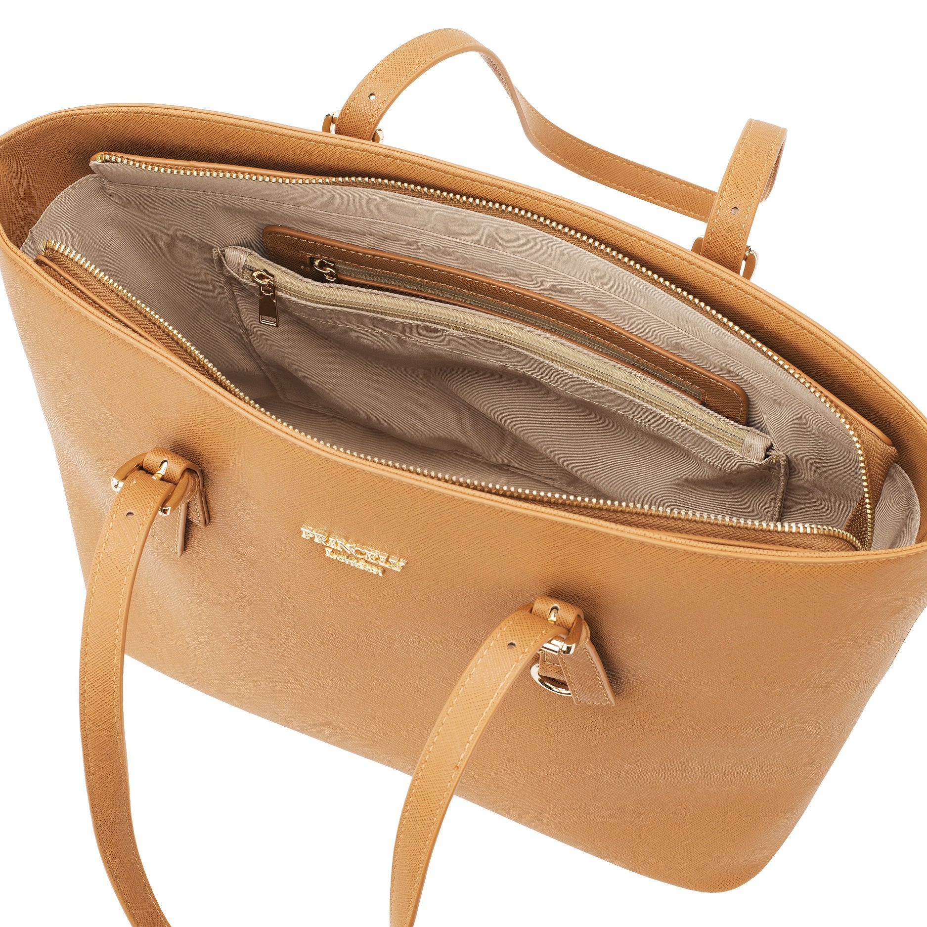 princely-london-beverly-medium-m-shopper-luggagebraun-laptop image 4