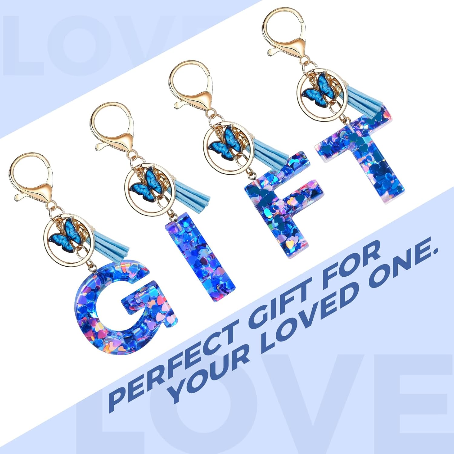 fmeida-keychain-schl-sselanh-nger-buchstabe-b-blau-harz image 5