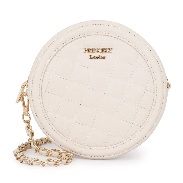 princely-london-polly-schultertasche-damen-offwhite-mini image 1