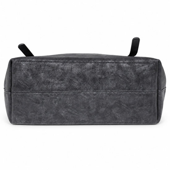 princely-london-marina-hobo-bag-schwarz-nubuk-innentasche image 5