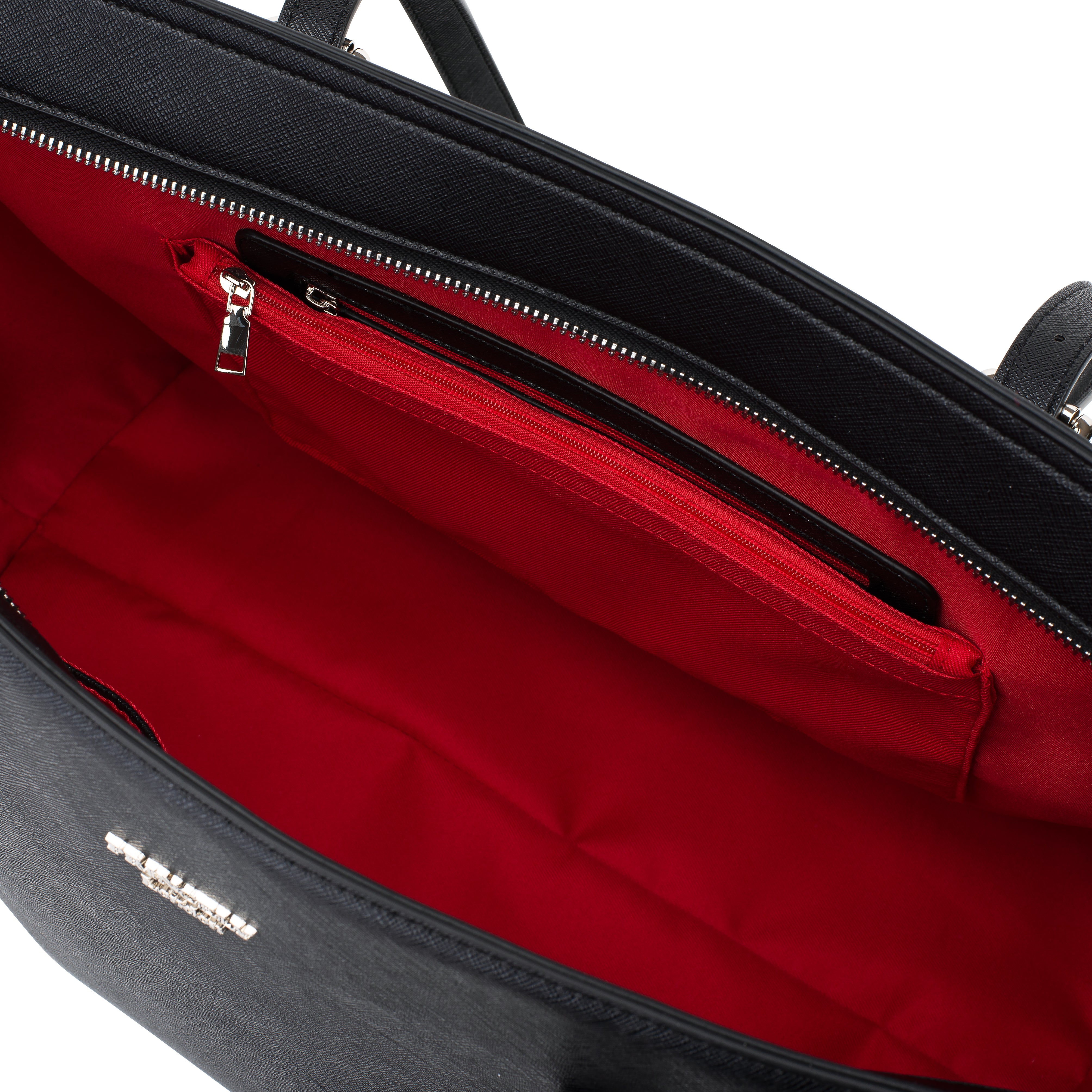 princely-london-beverly-shopper-xxl-schwarz-laptop-kunstleder image 4