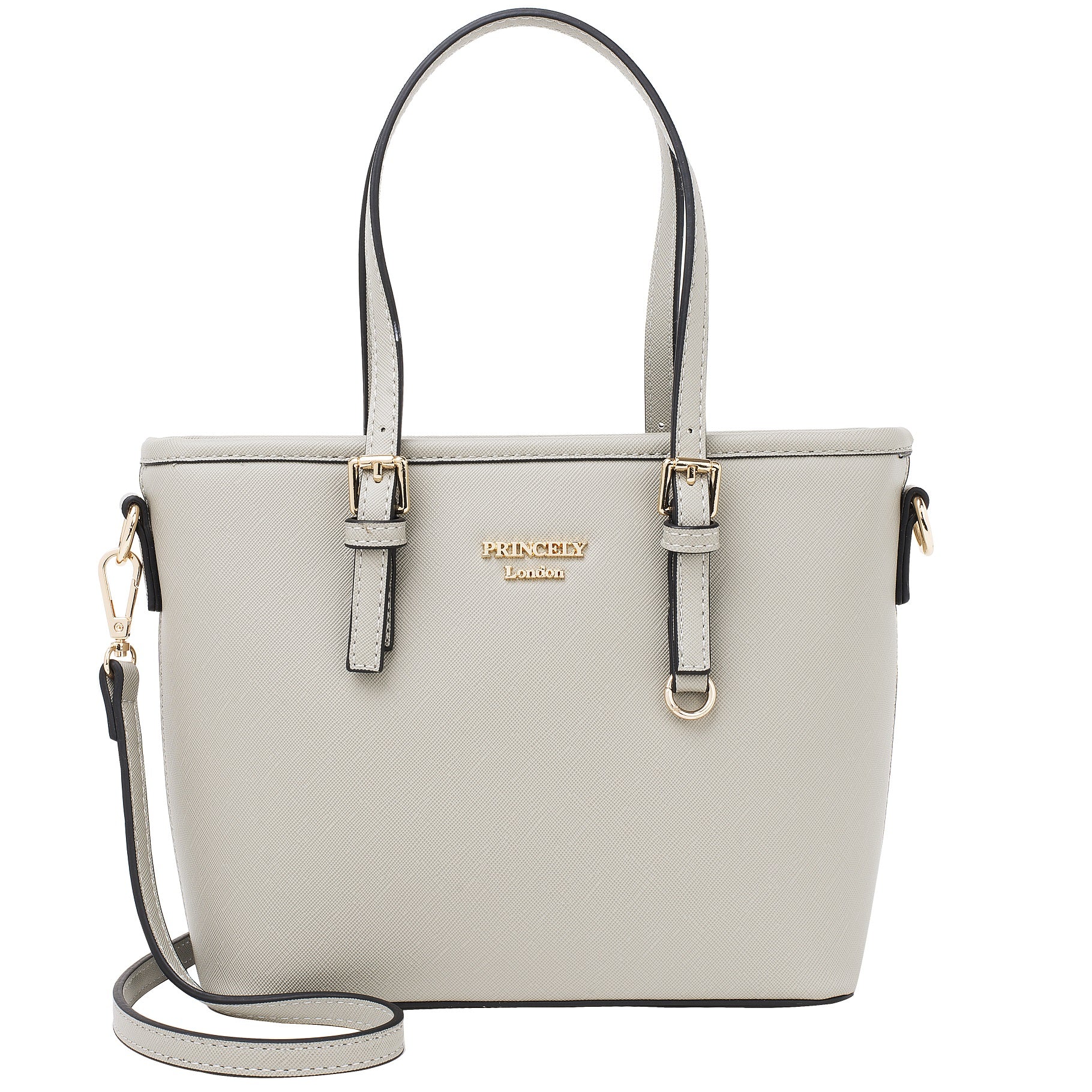princely-london-beverly-small-shopper-kreidegrau-mit-gurt image 1