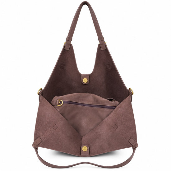 princely-london-marina-hobo-coffee-schultertasche-vegan image 6