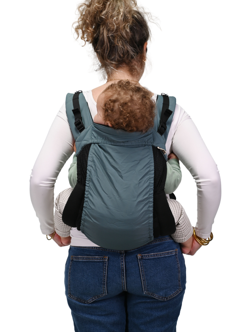meromero-onsen-babytrage-silver-pine-black-ultraleicht-290-g image 2
