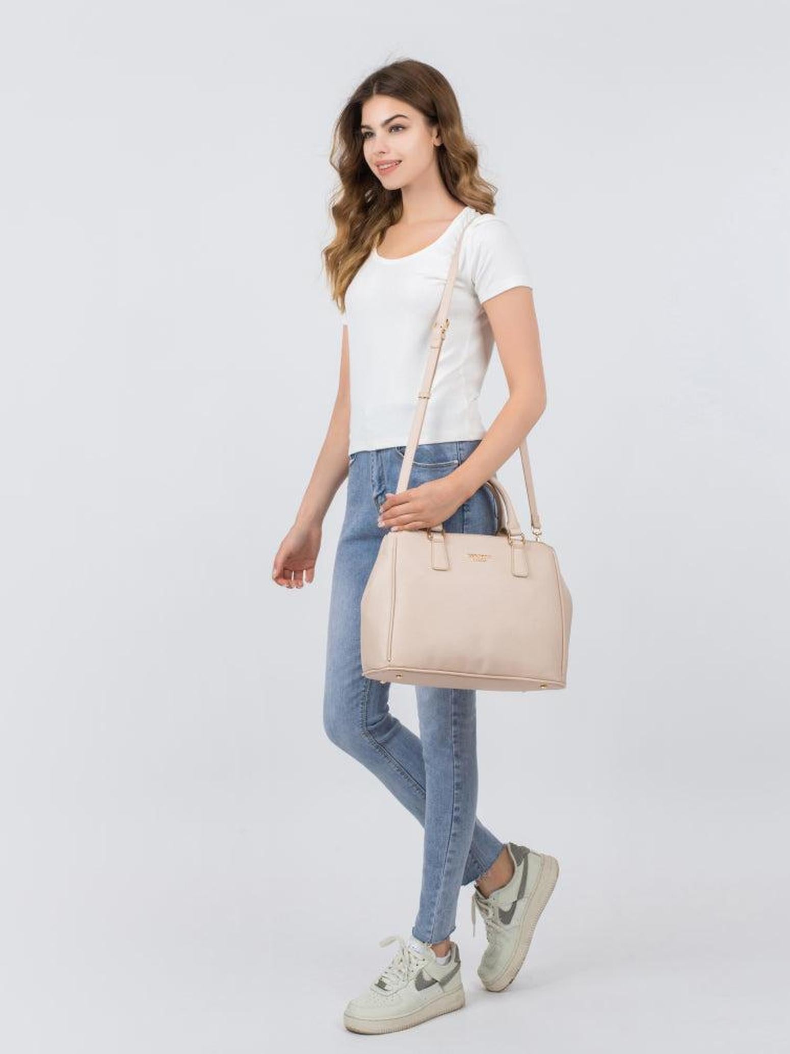 princely-london-viktoria-handtasche-nude-kunstleder-mit-f-chern image 7