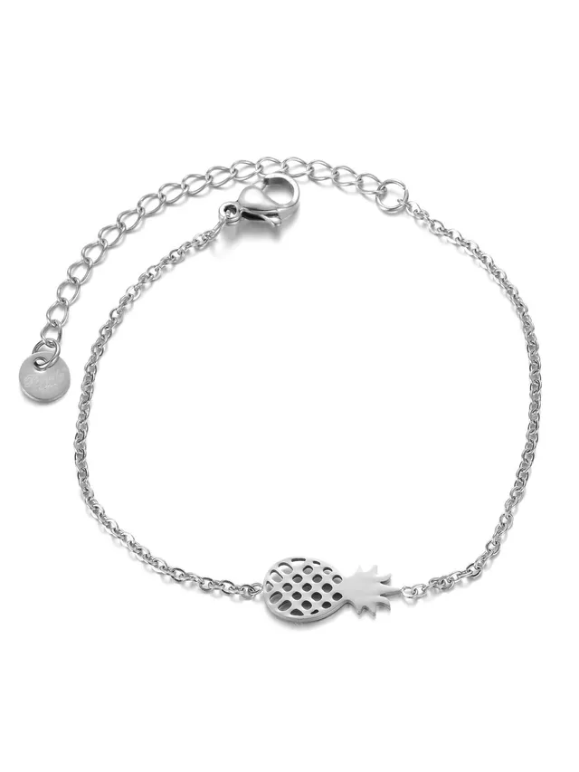 princely-london-pineapple-armband-silber-edelstahl image 1