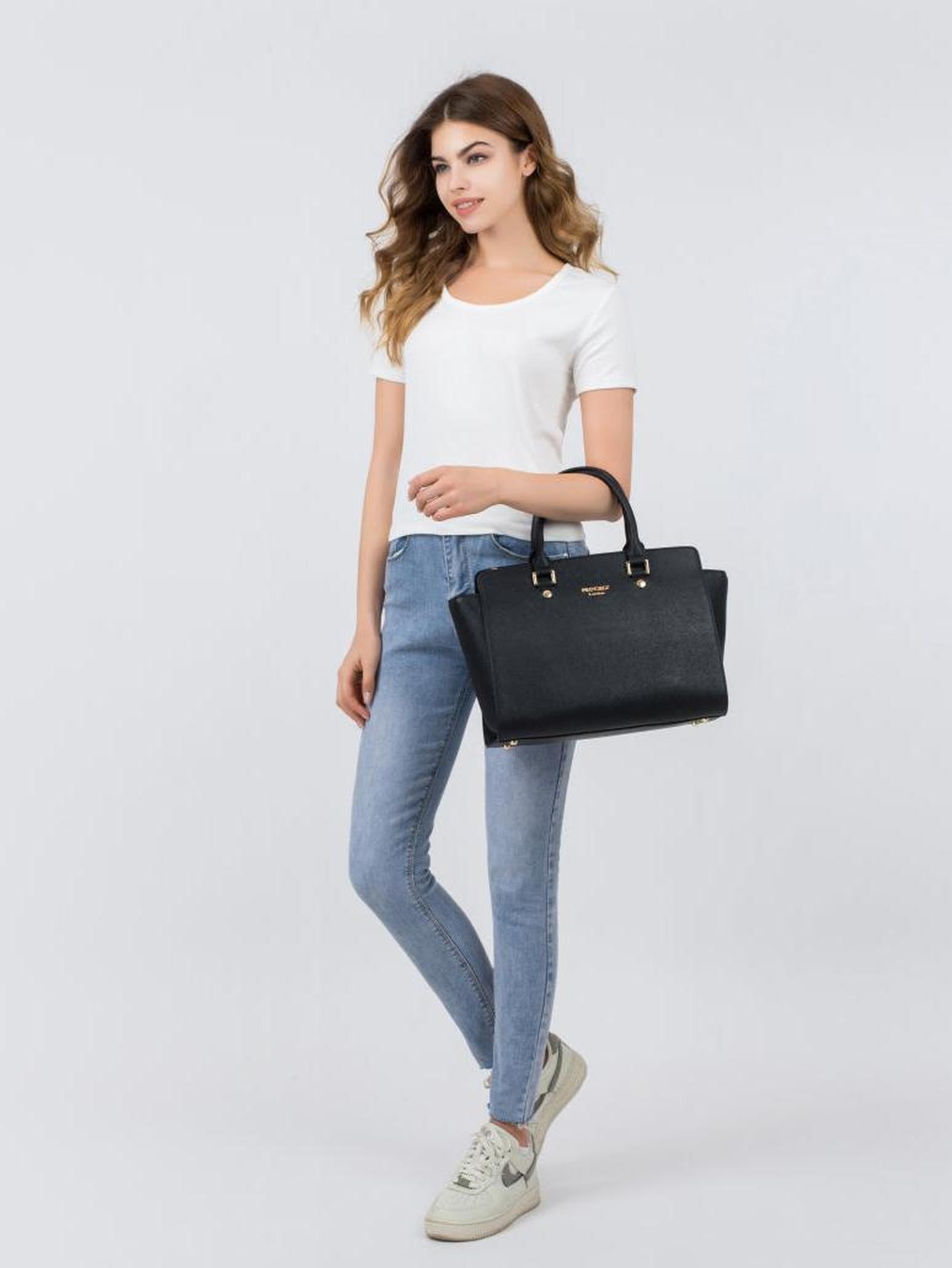 princely-london-katy-handtasche-schwarz-ger-umig-f-cher image 5