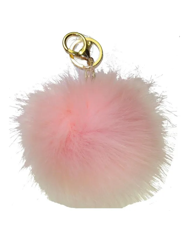 princely-london-foxy-xxl-kunstpelz-kugel-baby-pink-12-cm image 1