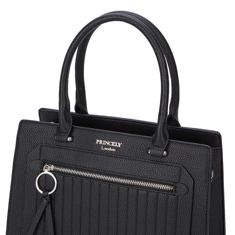 princely-london-antonia-handtasche-schwarz-vegan image 2