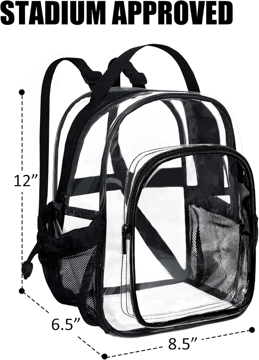 fmeida-backpack-rucksack-transparent-schwarz-10-l image 2