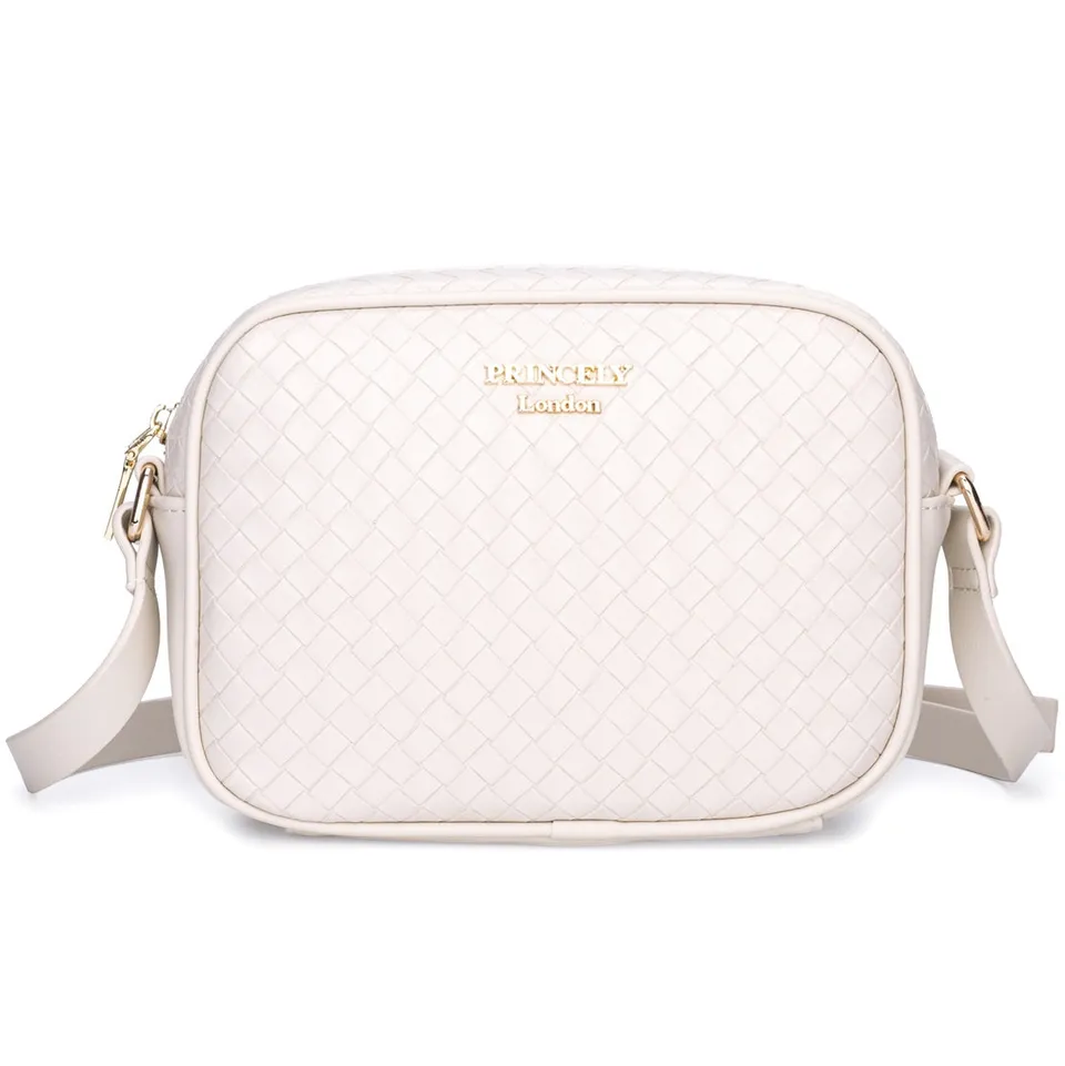 princely-london-maya-schultertasche-offwhite-flechtoptik image 1
