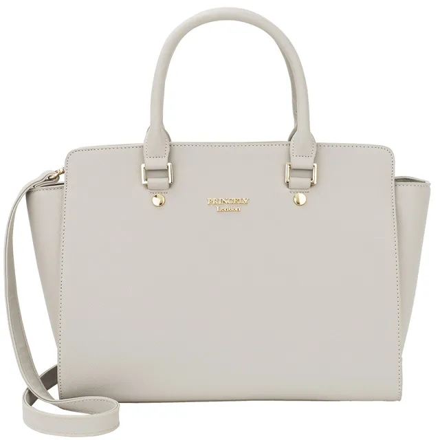 princely-london-katy-handtasche-kreidegrau-vegan-gro image 1