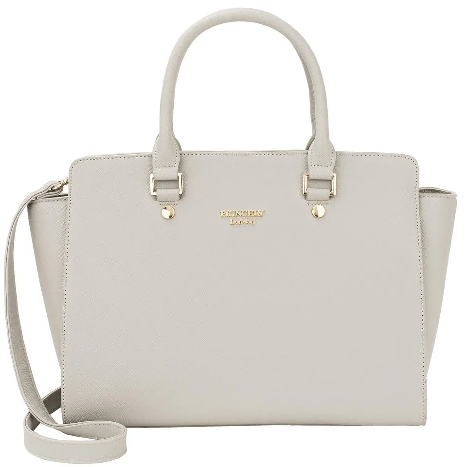 princely-london-katy-handtasche-kreidegrau-vegan-gro image 1