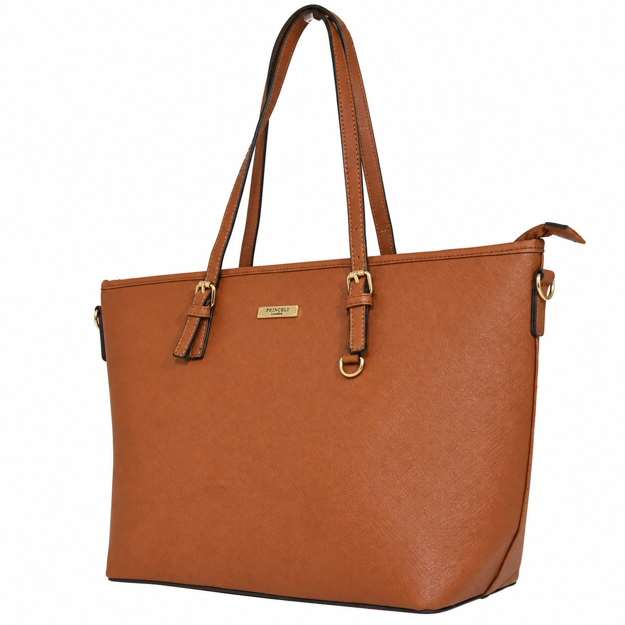 princely-london-beverly-large-shopper-erdbraun-mit-laptopfach image 2