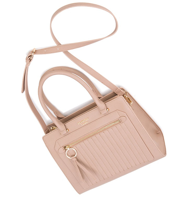 princely-london-antonia-handtasche-cappuccino-strukturiert image 5