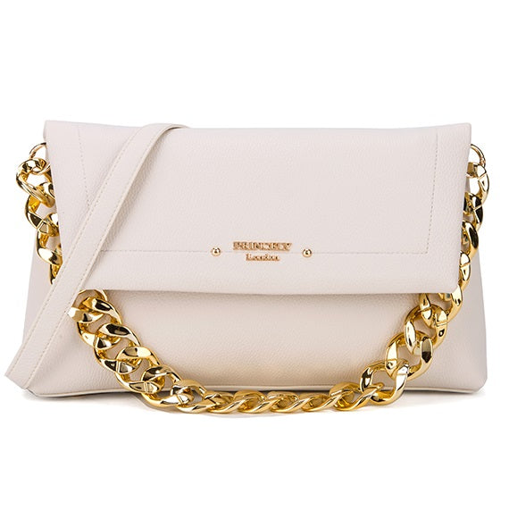 princely-london-peggy-schultertasche-offwhite-mit-kette image 1