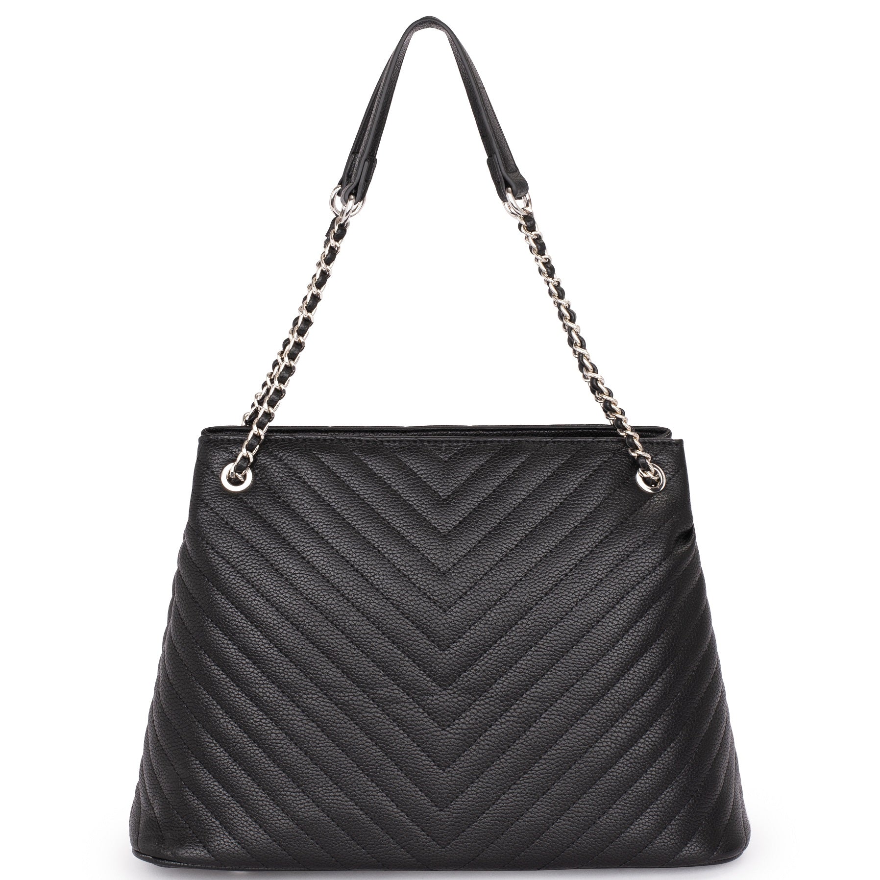 princely-london-nina-handtasche-schwarz-mit-mittelfach image 2