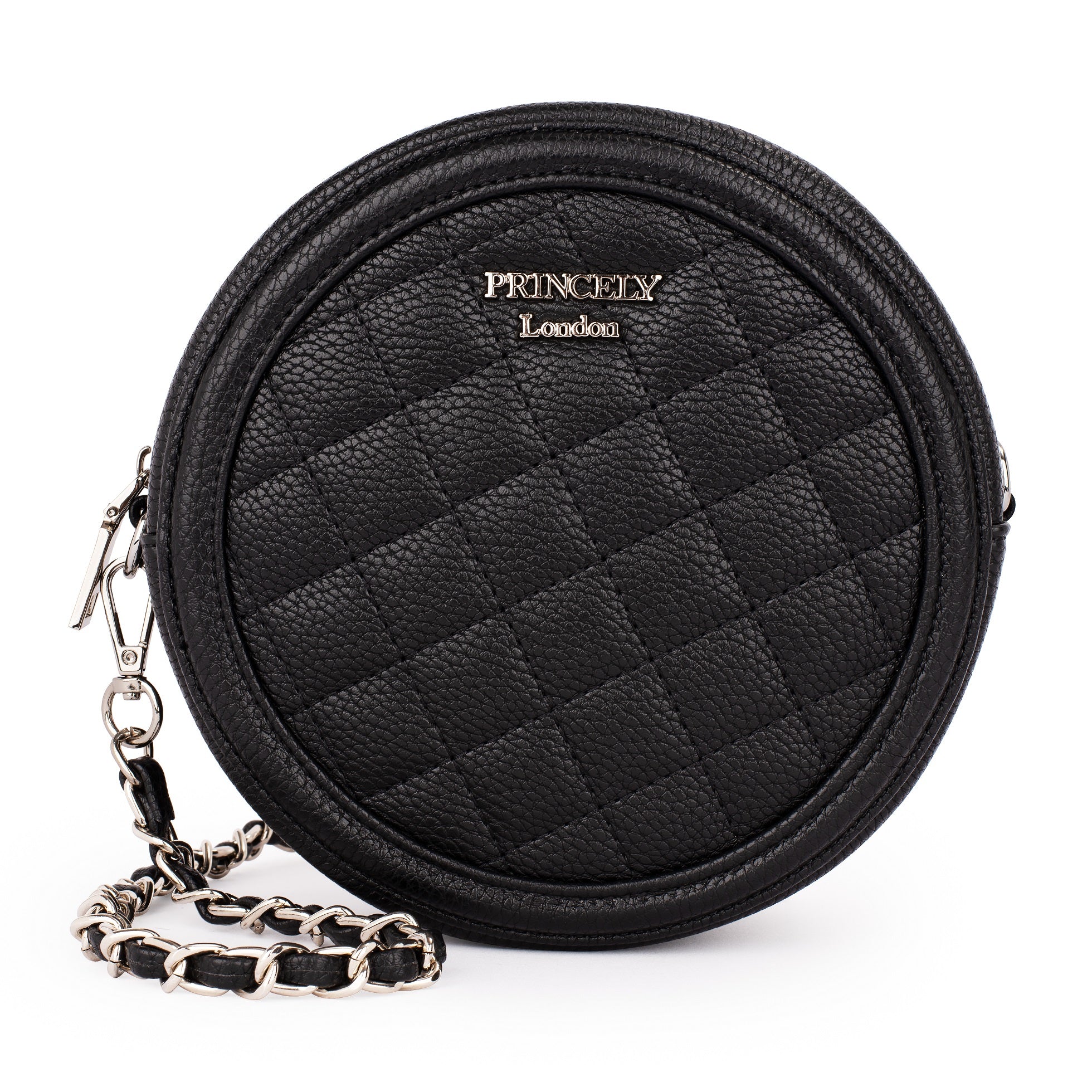 princely-london-polly-schultertasche-schwarz-mini-18cm image 1