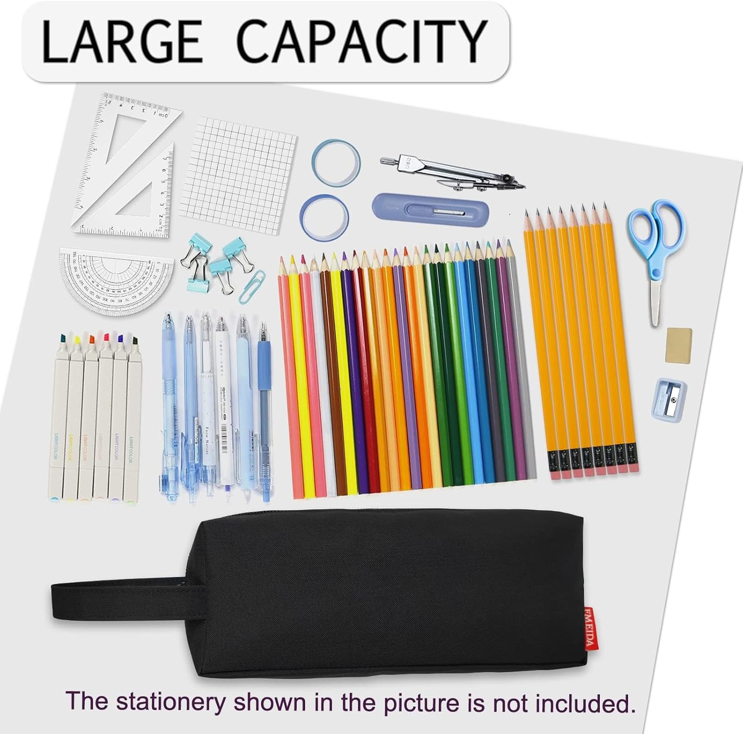 fmeida-pencil-case-federm-ppchen-schwarz-wasserfest-1-st-ck image 2